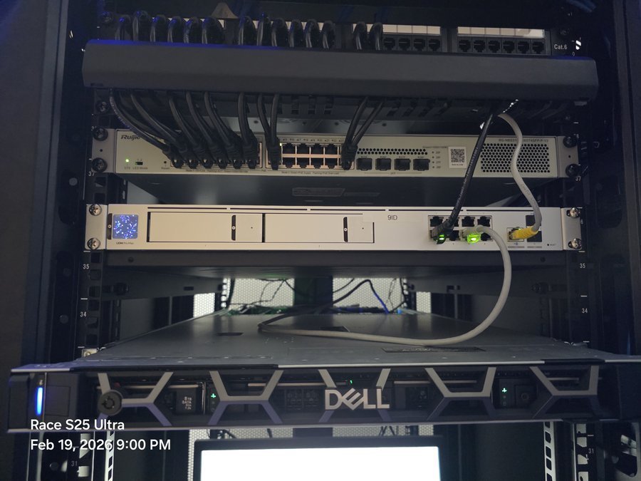 Enterprise network management — PABX, VLAN, structured cabling, IPTV