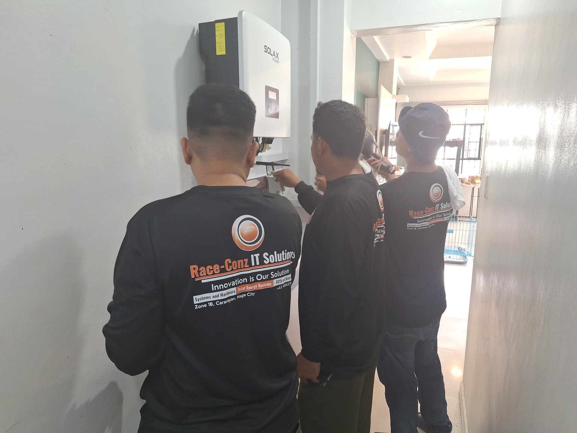 SolaX hybrid inverter installation in Bicol